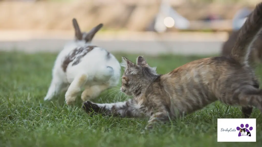 DO CATS ATTACK RABBITS?